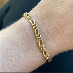 14k Yellow Gold Chain Bracelet Stamped 14k/ ITALY